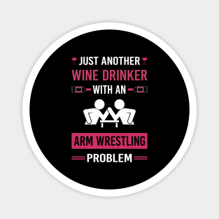 Wine Drinker Arm Wrestling Wrestler Armwrestling Magnet